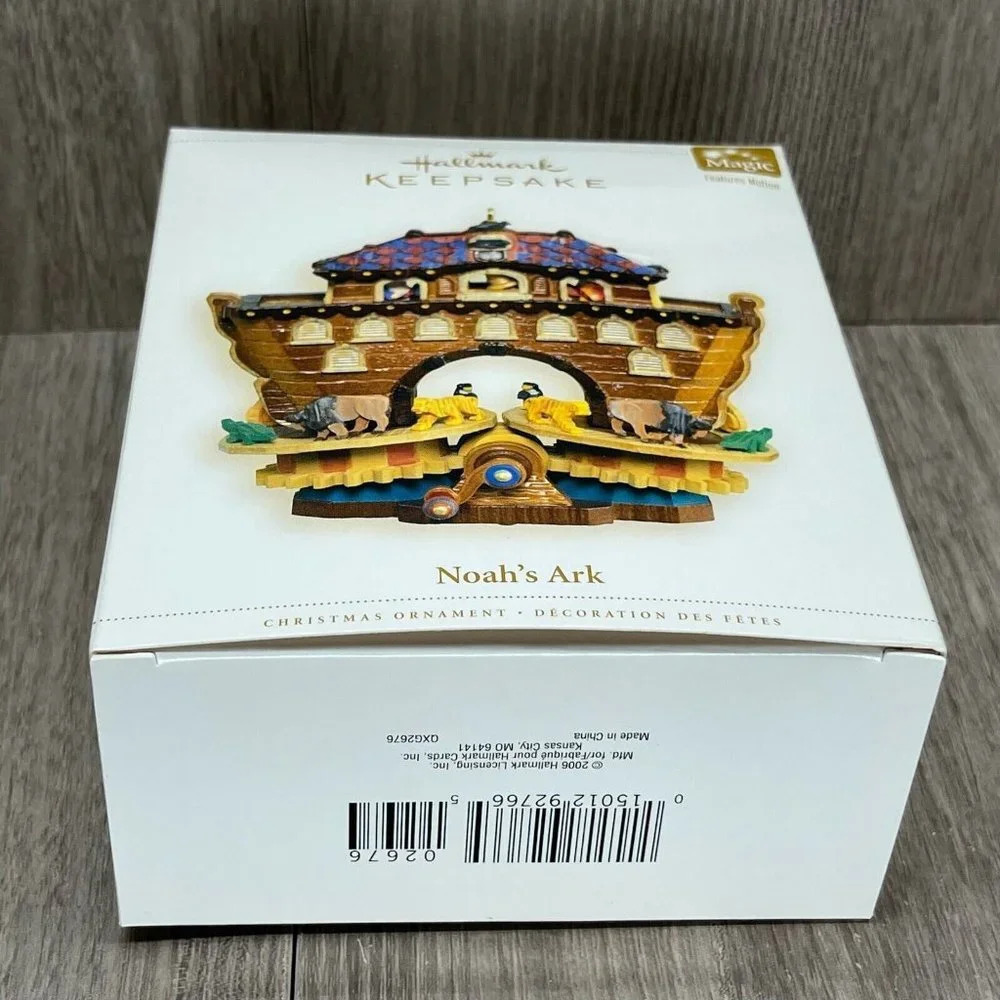 2006 Hallmark Keepsake Noah's Ark Handcrafted Christmas Ornament - Picture 7 of 11